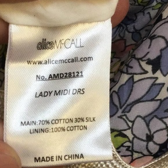 Alice McCall Lady Midi Dress in Lavender - Picture 7 of 7